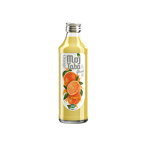 Mojtaba Orange Juice 330cc in Glass Bottle – Refreshing Citrus Flavor with Real Juice Content