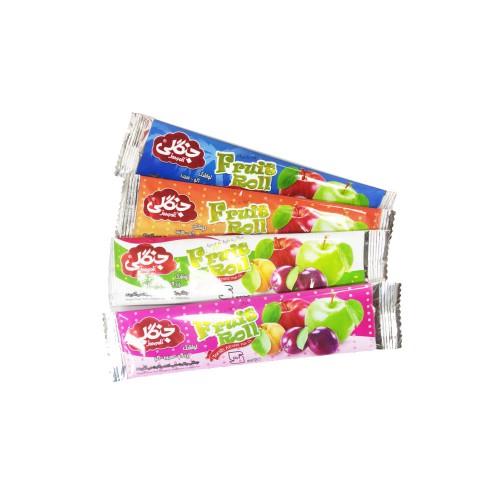 Jangali Lavashak Small Fruit Bar Rolls – 20pcs Individually Wrapped Natural Fruit Leather Snacks