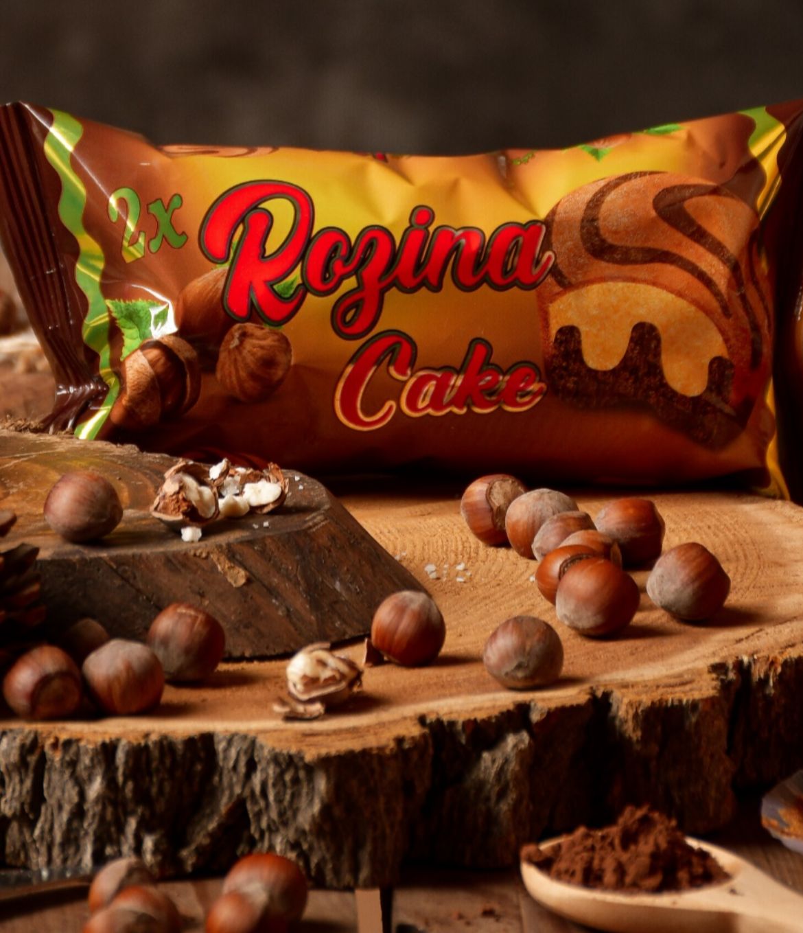 Rozina Cocoa Breakfast Cake 95g – Soft & Rich Chocolate-Flavored Snack for Morning or Anytime Treats