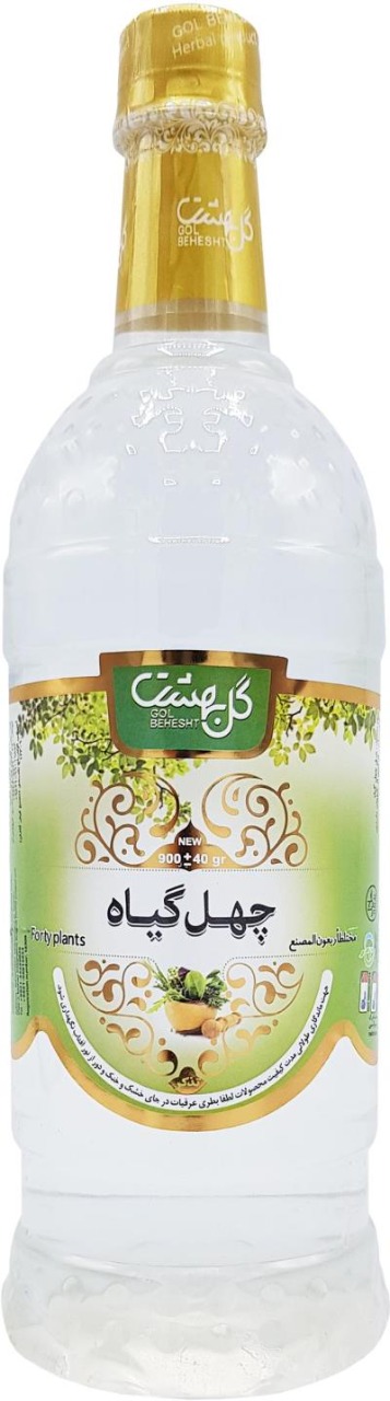 Gol Behesht Forty Plant Herbal Distillate 700ml – Traditional Persian Detox Blend for Cleansing & Vitality